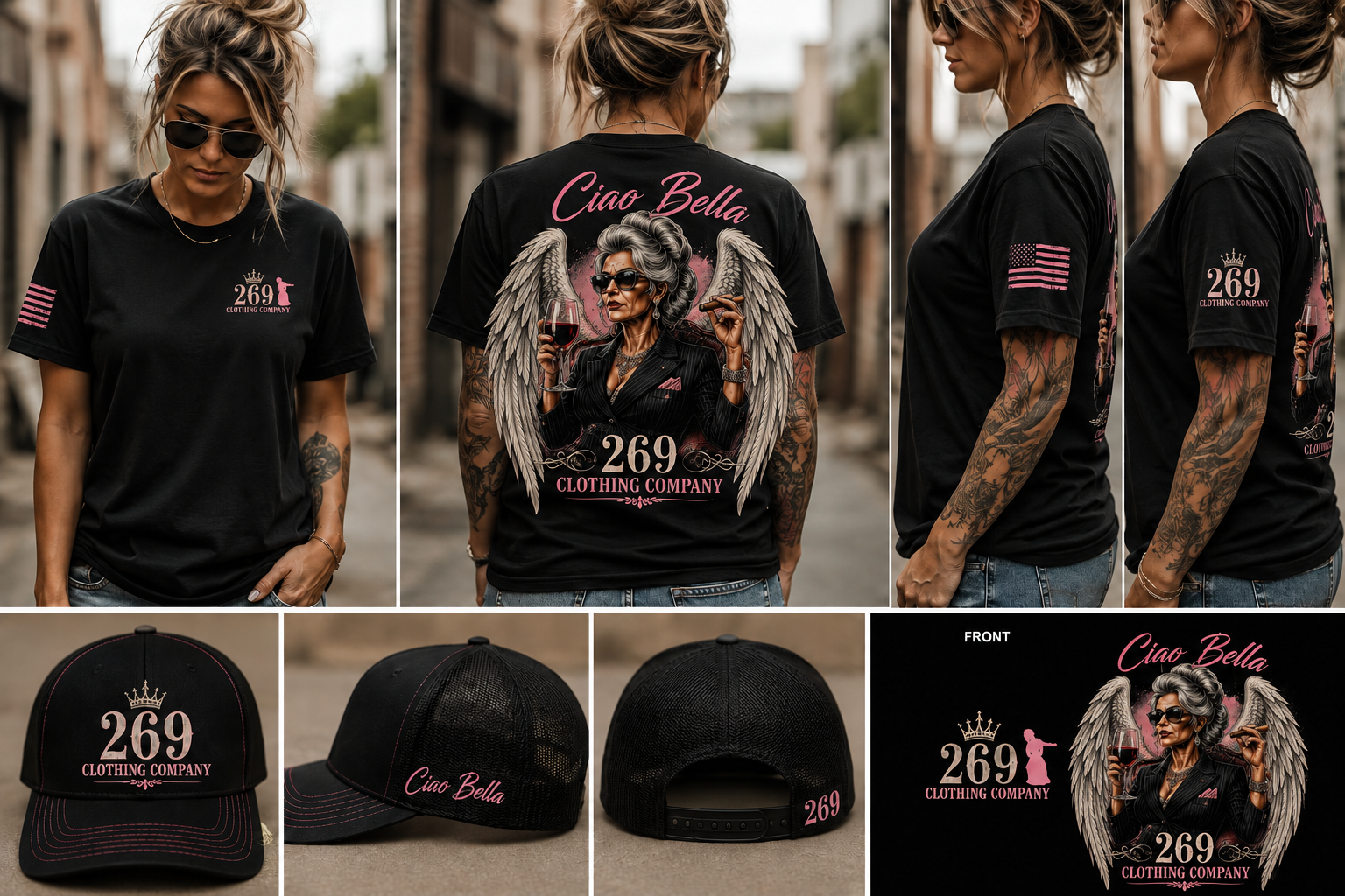 269 Clothing Company merchandise collection display