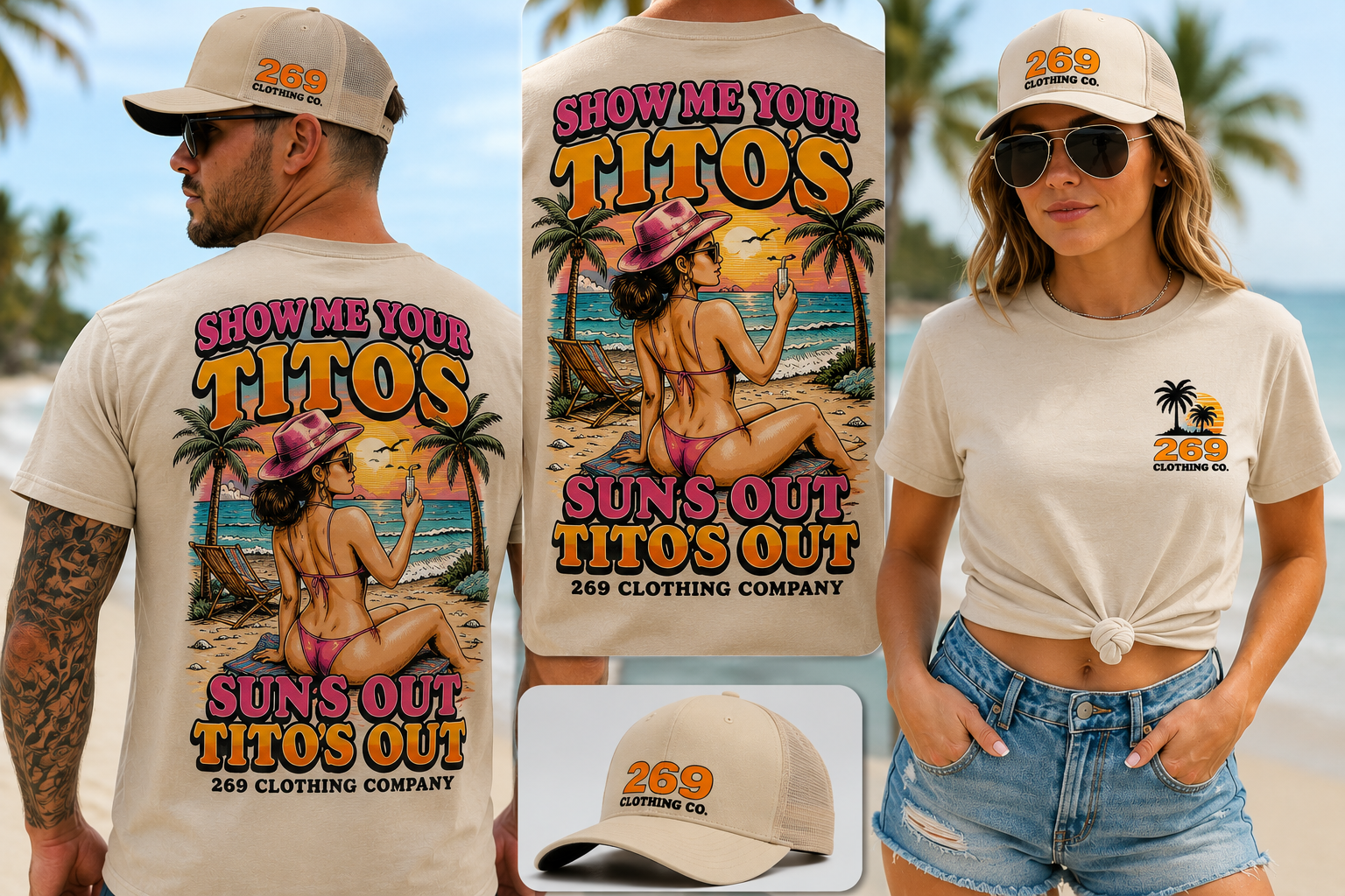 269 Clothing Company Tito's tee